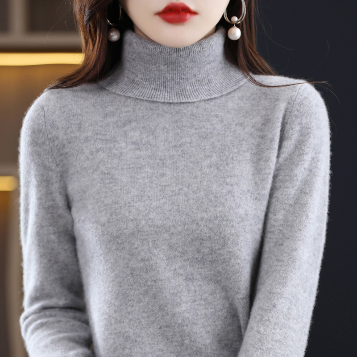 Cosy knit turtleneck sweater for men | Emmie - 10