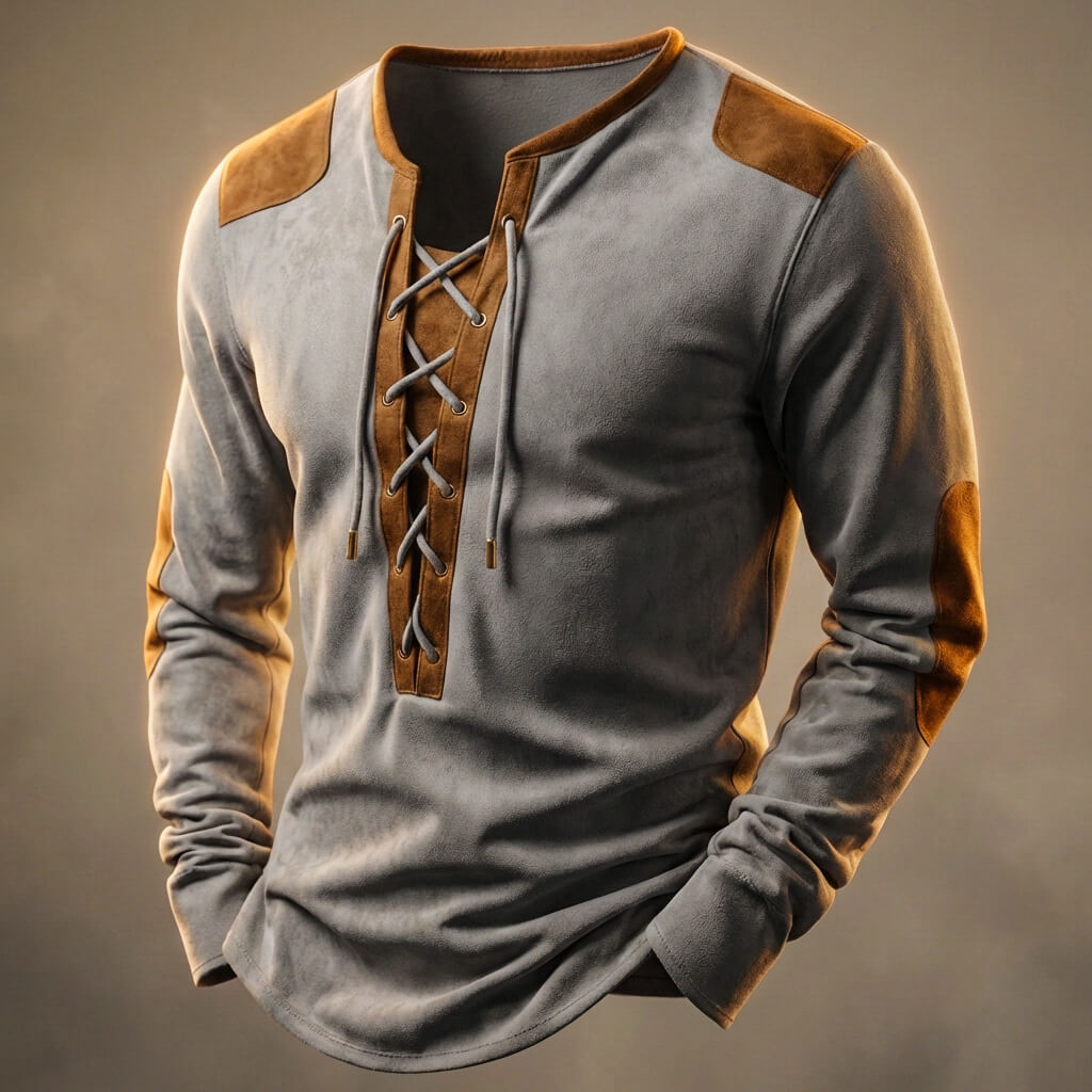 Classic henley everyday shirt for men | Dean - 2