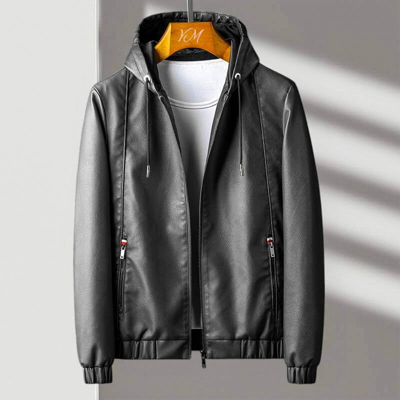 Classic leather everyday jacket for men | Aspen - 2