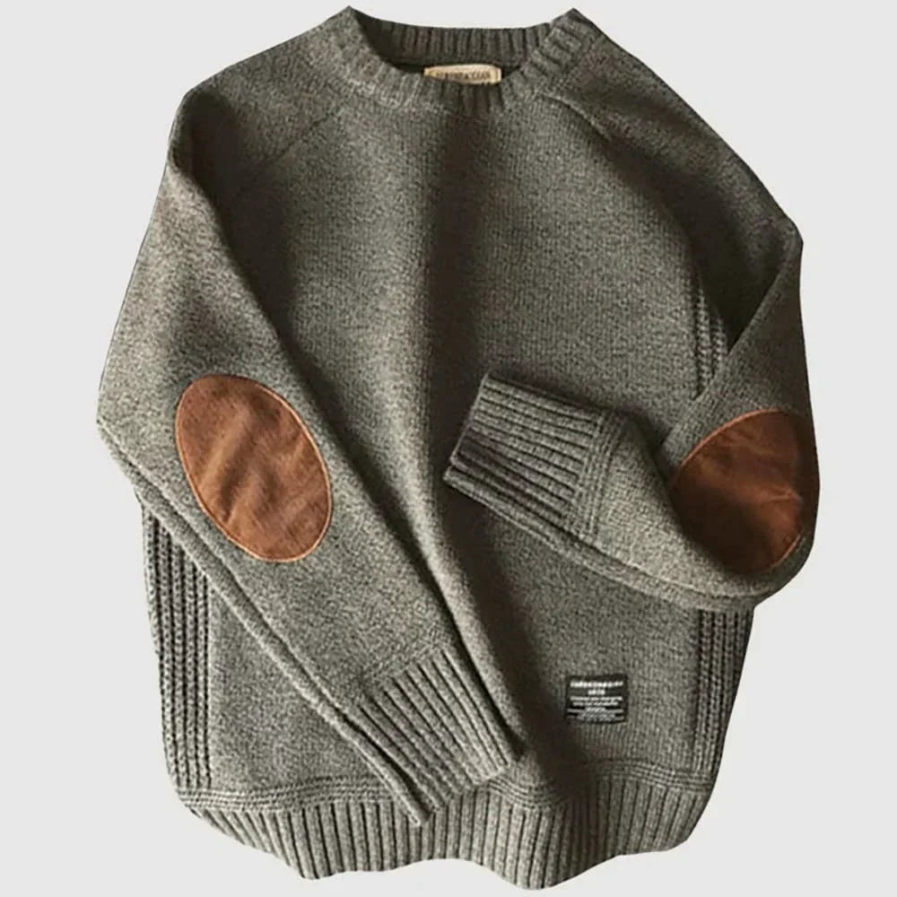 Alpine Inspired Knit Sweater Cozy For Men | Aldric