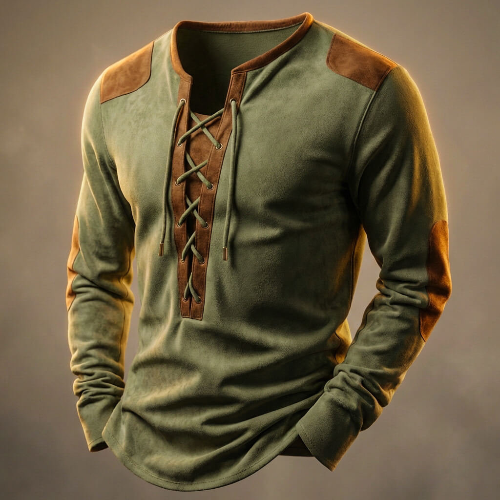 Classic henley everyday shirt for men | Dean - 4