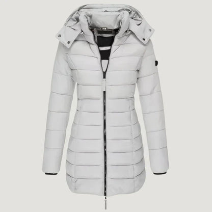 Classic warm everyday casual winter jacket for women | Noelle -4