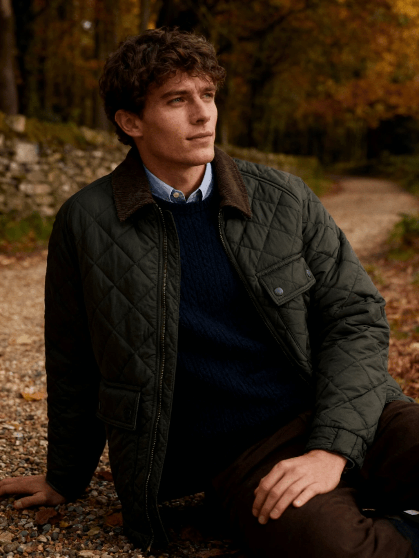 Quilted casual everyday jacket for men | Harbour -2