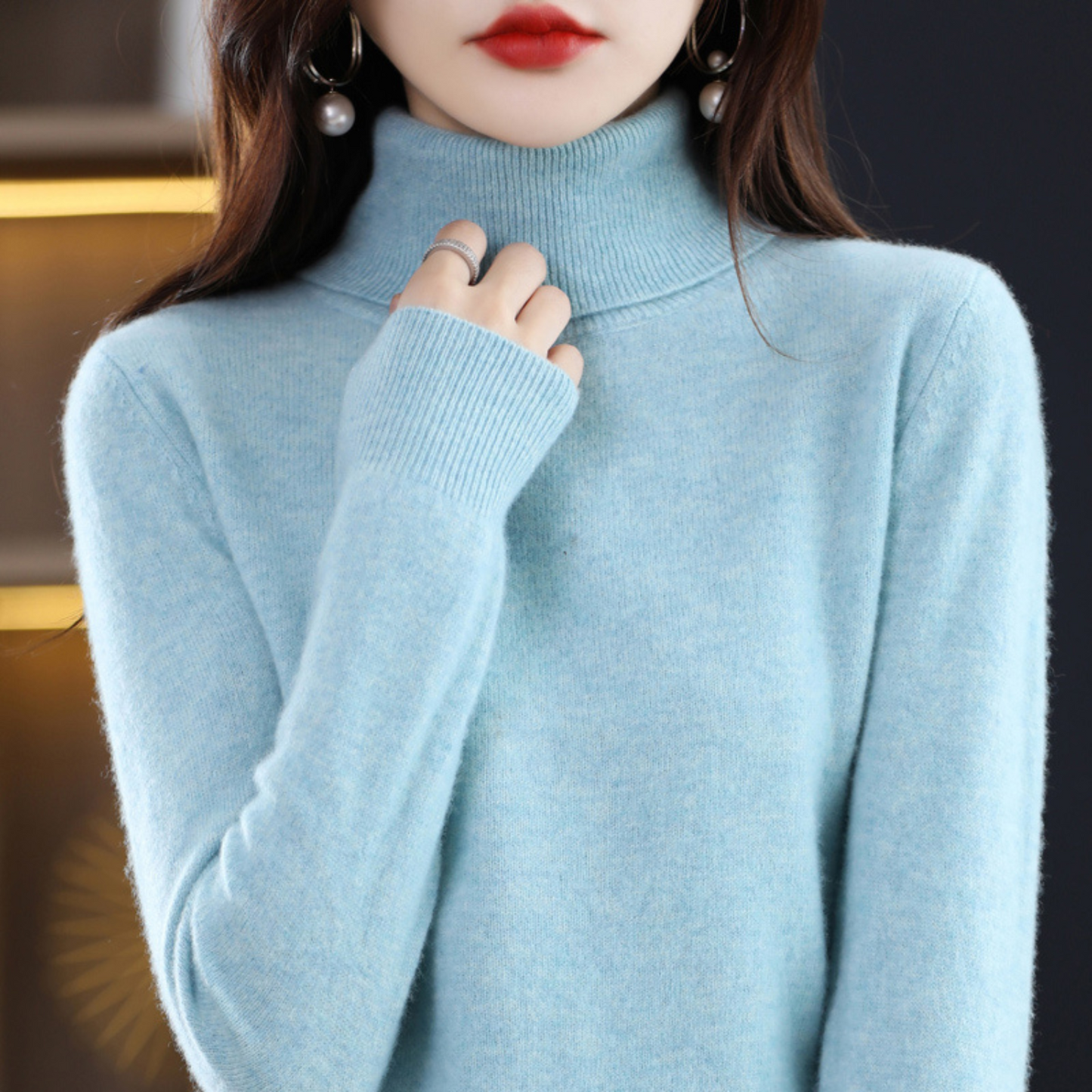 Cosy knit turtleneck sweater for men | Emmie - 3