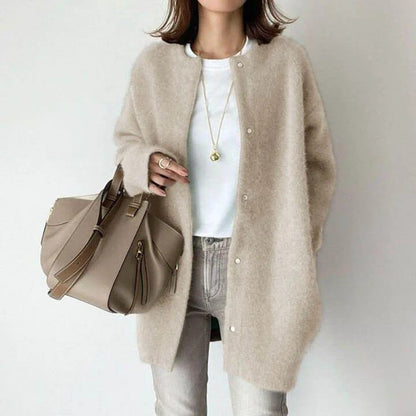 Elegant Button Front Jacket Stylish For Women | Mirela