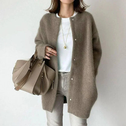 Elegant Button Front Jacket Stylish For Women | Mirela