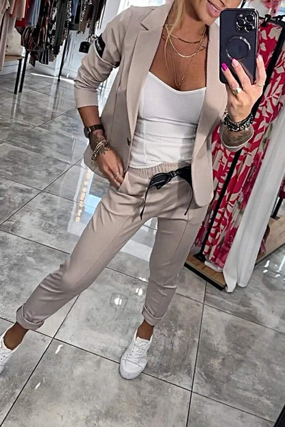 Elegant relaxed two-piece set for women | Fenna - 3