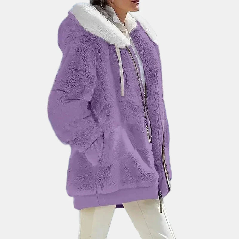 Classic everyday casual warm jacket for women | Vivienne -9