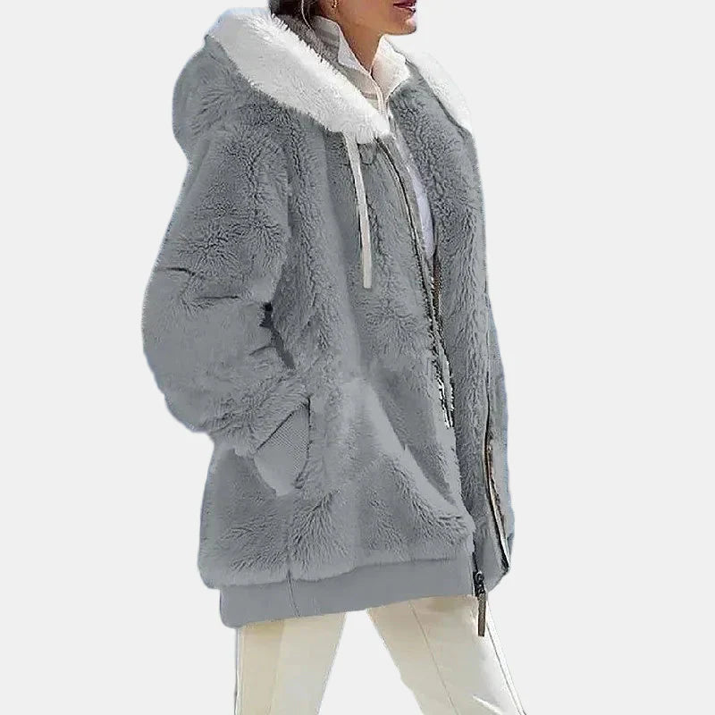 Classic everyday casual warm jacket for women | Vivienne -11