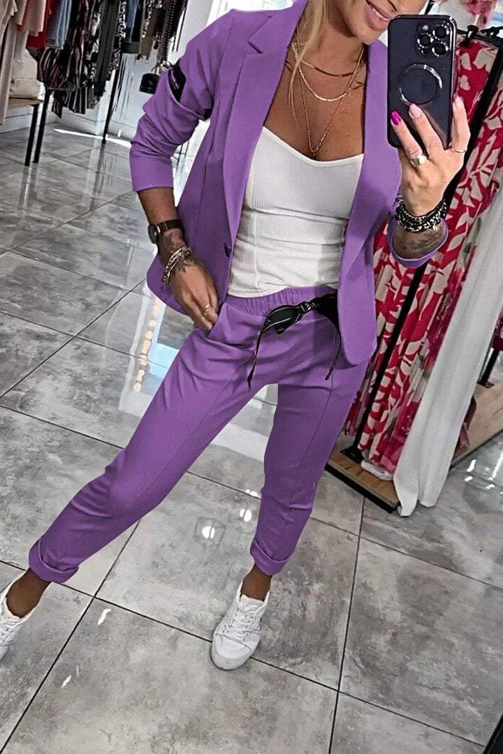 Elegant relaxed two-piece set for women | Fenna - 8