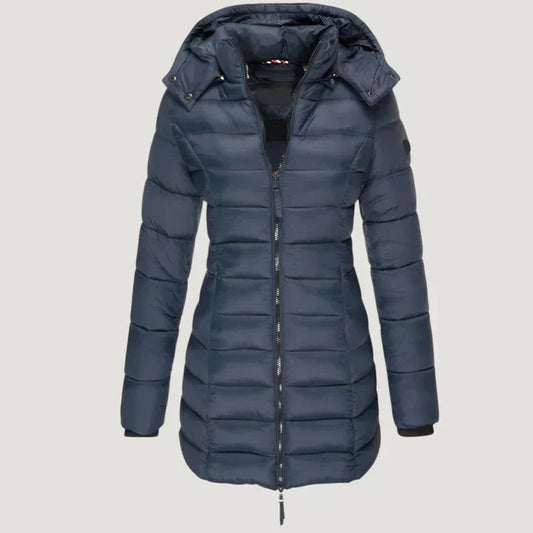 Classic warm everyday casual winter jacket for women | Noelle -1