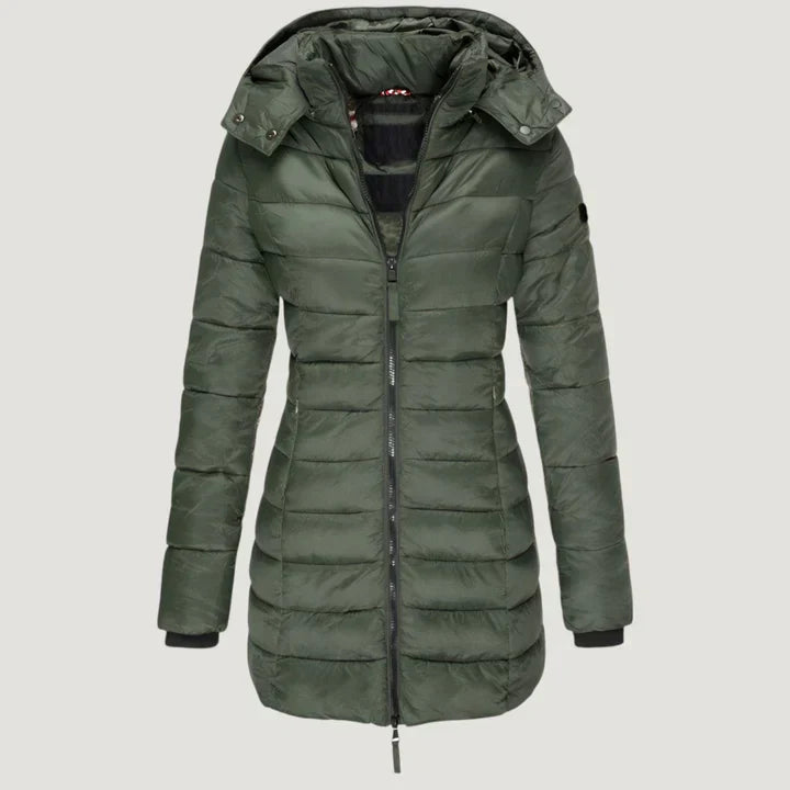 Classic warm everyday casual winter jacket for women | Noelle -2