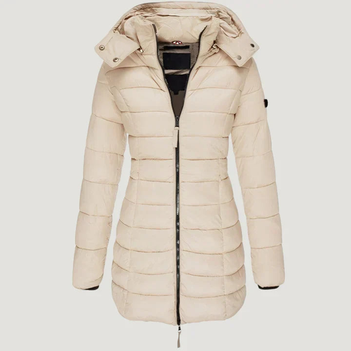 Classic warm everyday casual winter jacket for women | Noelle -5