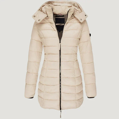Classic warm everyday casual winter jacket for women | Noelle -5