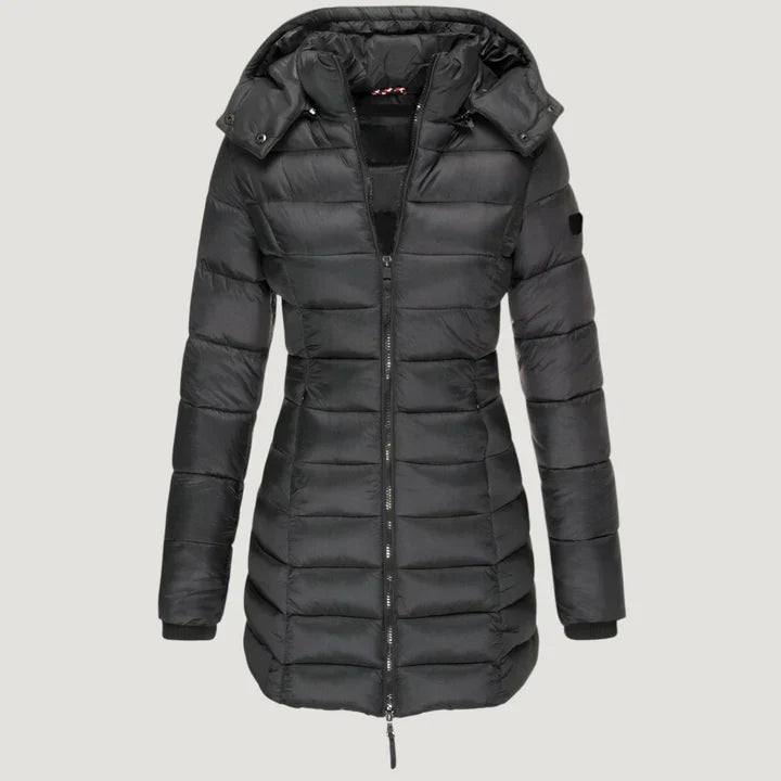 Classic warm everyday casual winter jacket for women | Noelle -3