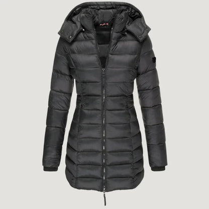 Classic warm everyday casual winter jacket for women | Noelle -3