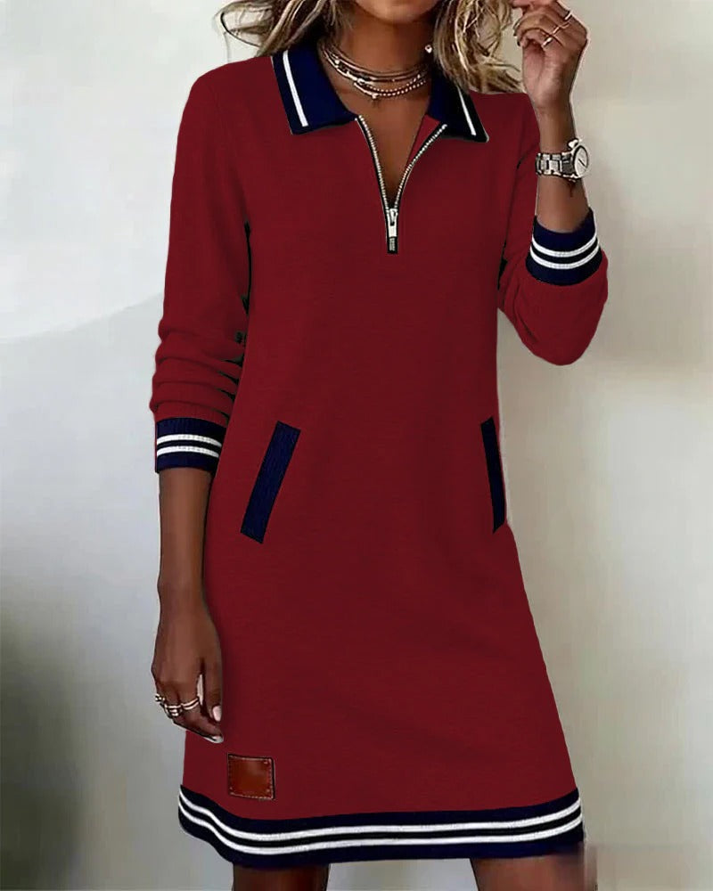 Relaxed casual everyday cotton dress for women - 9