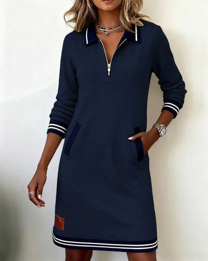Relaxed casual everyday cotton dress for women - 19