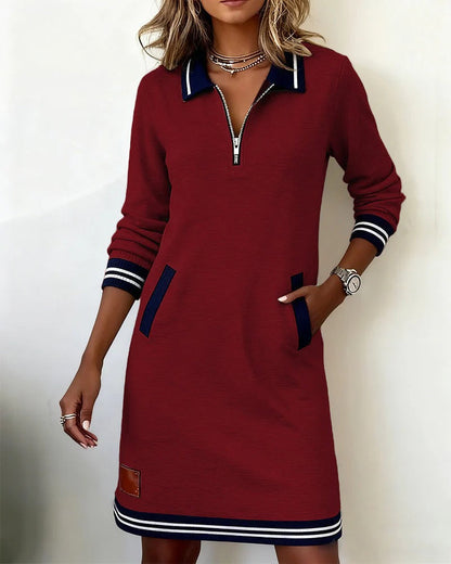 Relaxed casual everyday cotton dress for women - 21