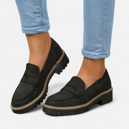 Classic comfortable orthopedic everyday moccasins for women | Savrani -1