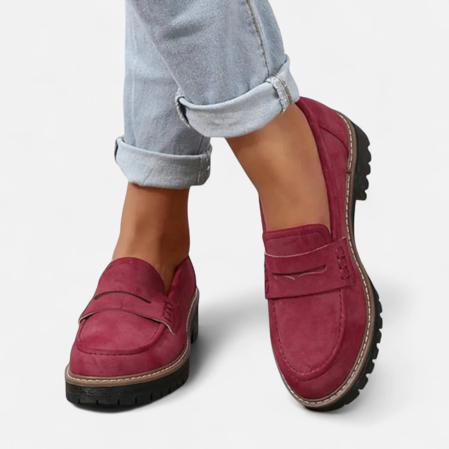 Classic comfortable orthopedic everyday moccasins for women | Savrani -6