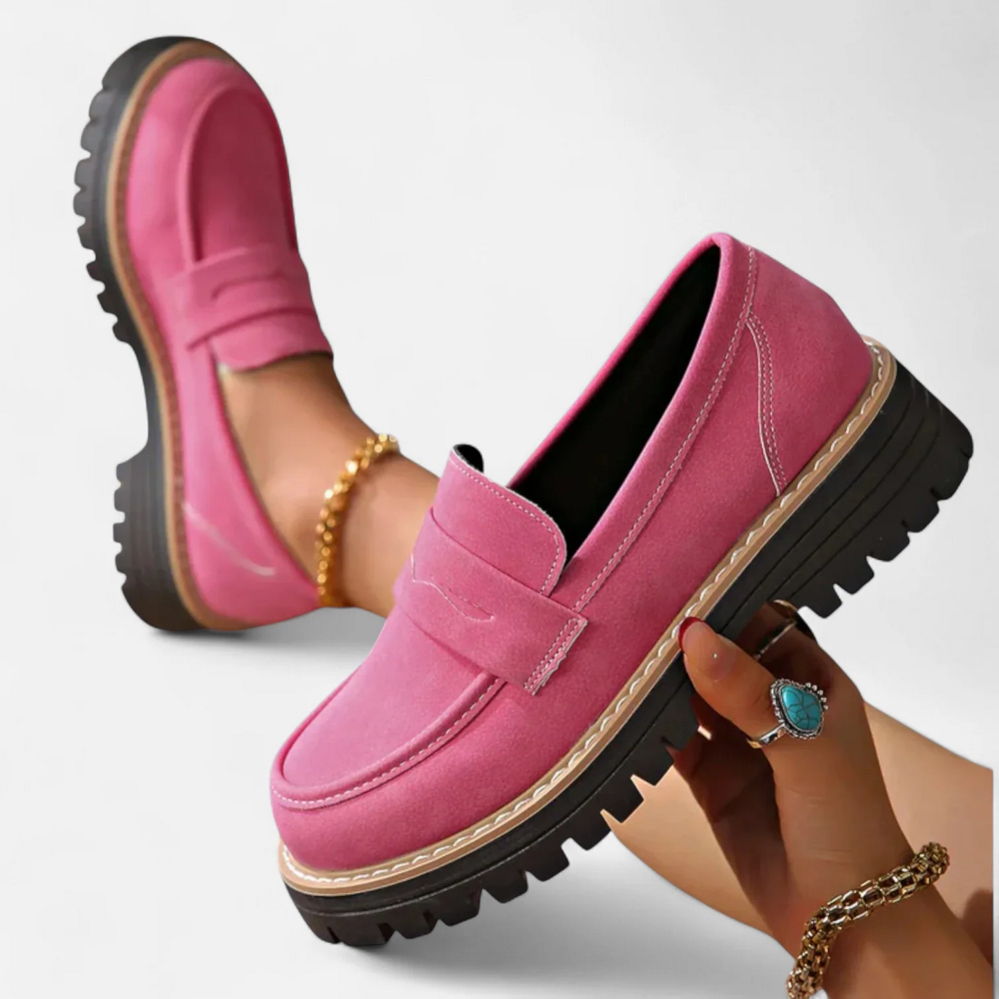 Classic comfortable orthopedic everyday moccasins for women | Savrani -2