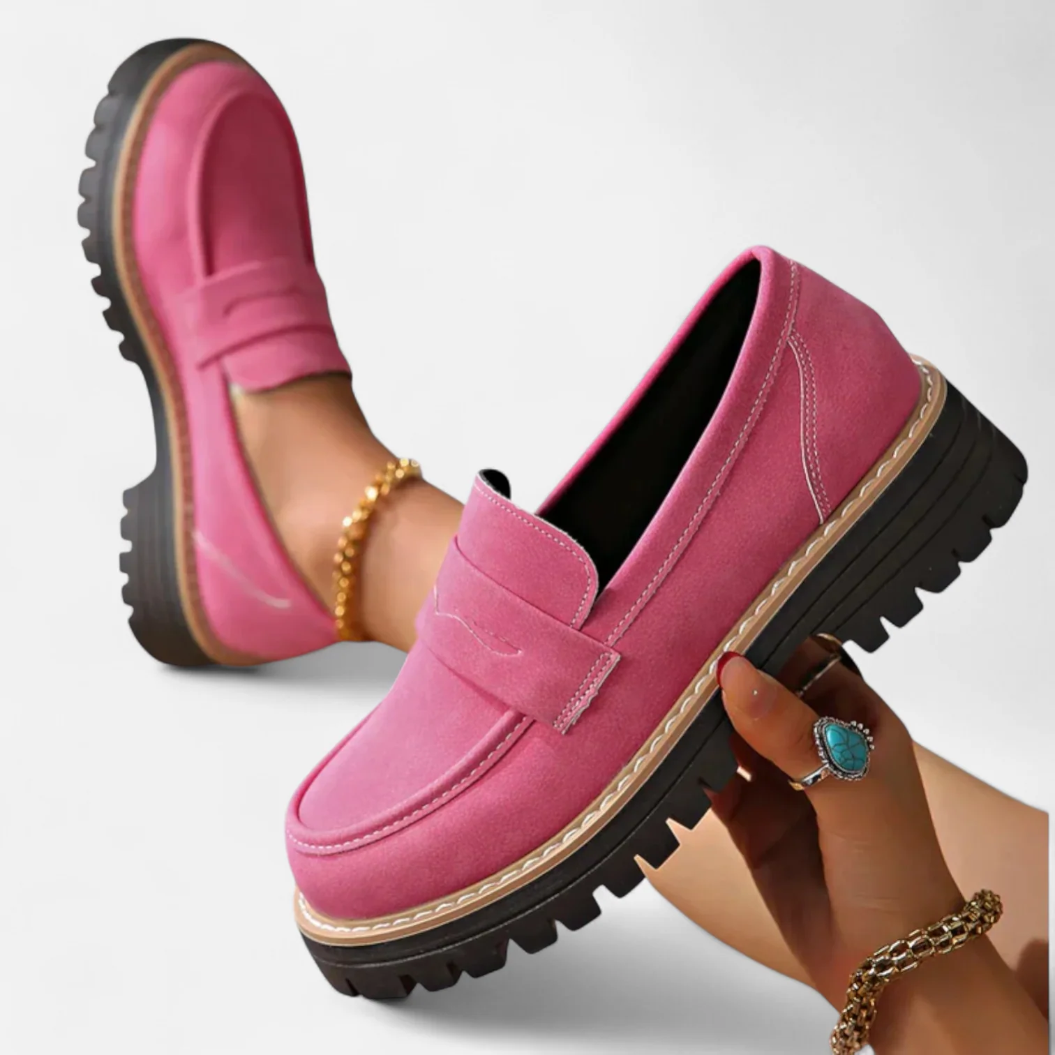 Classic comfortable orthopedic everyday moccasins for women | Savrani -2