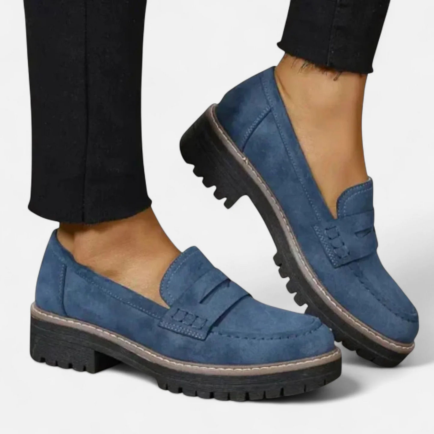 Classic comfortable orthopedic everyday moccasins for women | Savrani -3
