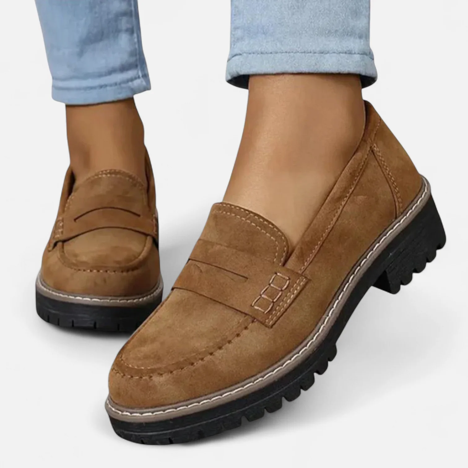 Classic comfortable orthopedic everyday moccasins for women | Savrani -4