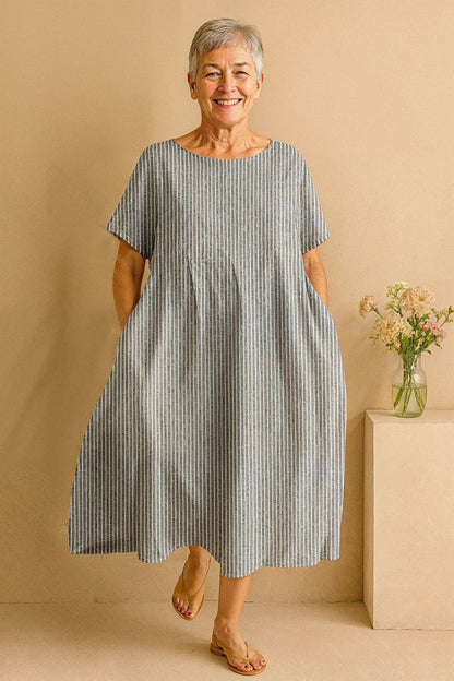 Elegant everyday tummy-coverage smart casual dress for women | Jane -6