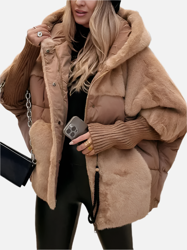 Elegant classic warm winter jacket for women | Ava -15
