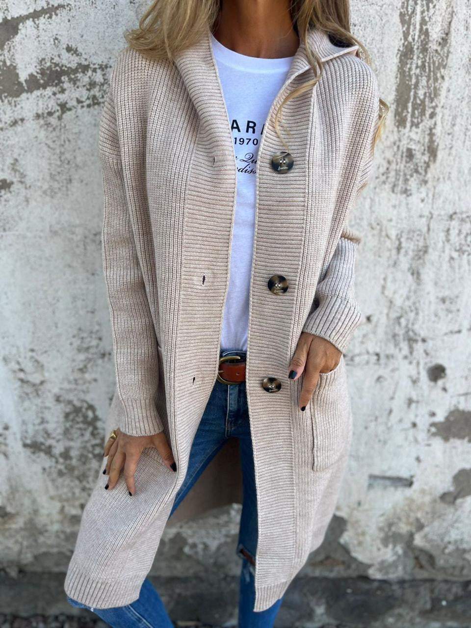 Chic Long Cardigan Cozy For Women | Mirevina
