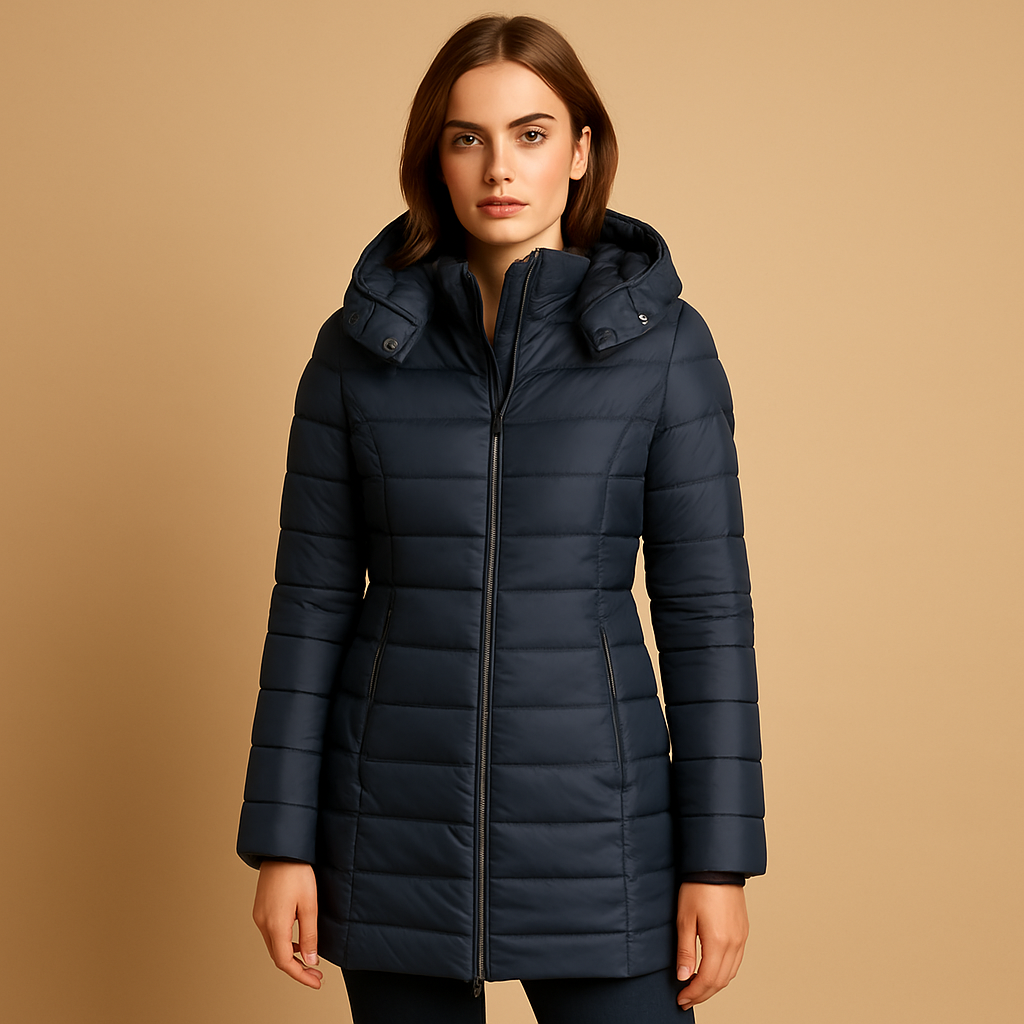 Lightweight everyday puffer down jacket for women | Elize -5