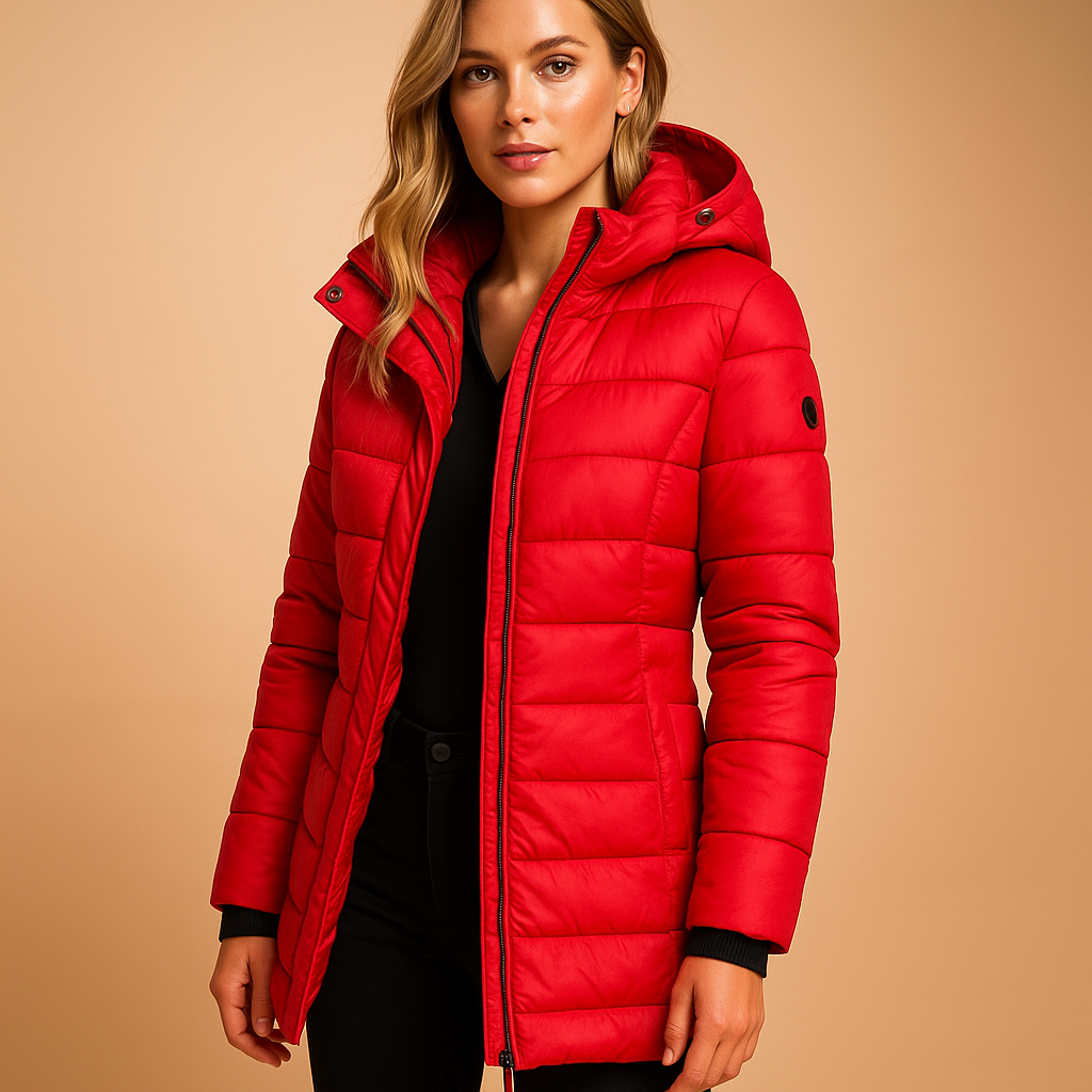 Lightweight everyday puffer down jacket for women | Elize -6