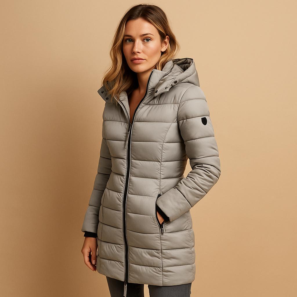 Lightweight everyday puffer down jacket for women | Elize -3