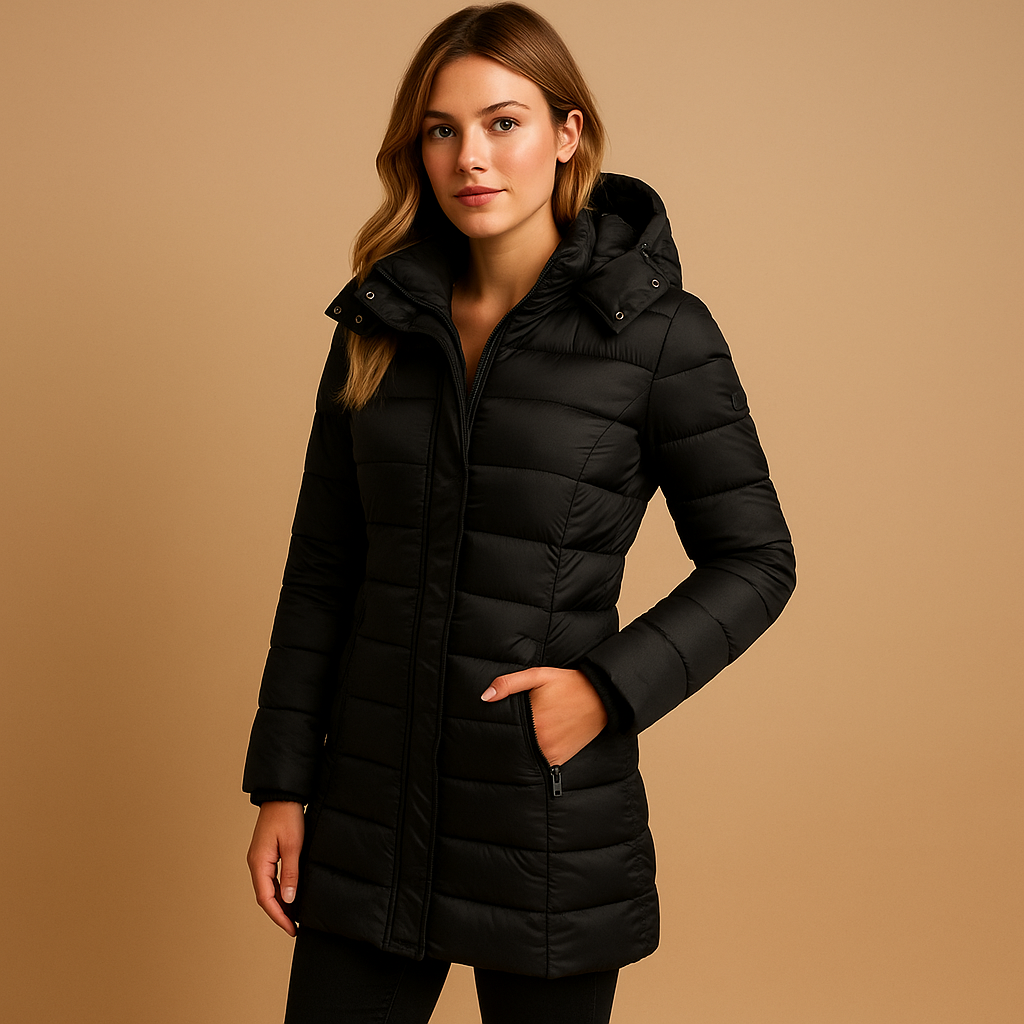 Lightweight everyday puffer down jacket for women | Elize -2