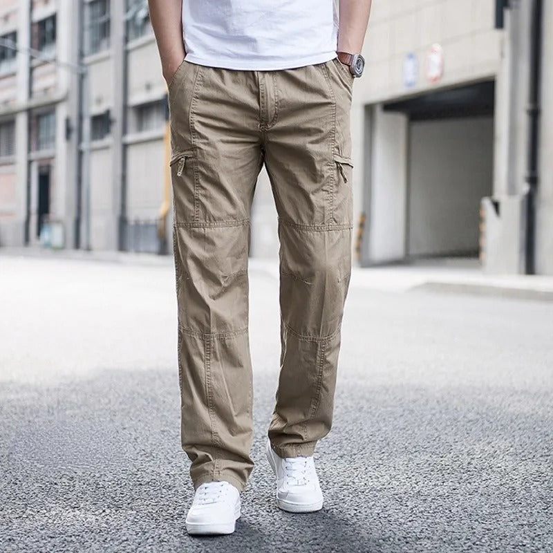 Relaxed fit everyday cargo trousers for men | Hampton - 7