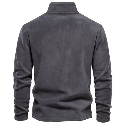Retro half-zip stand collar everyday sweatshirt for men | Cooma V2 -15