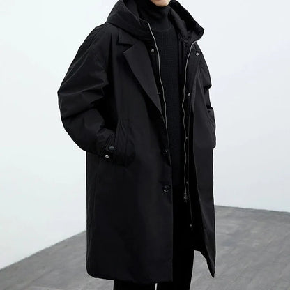 Warm hooded everyday winter coat for women - 4