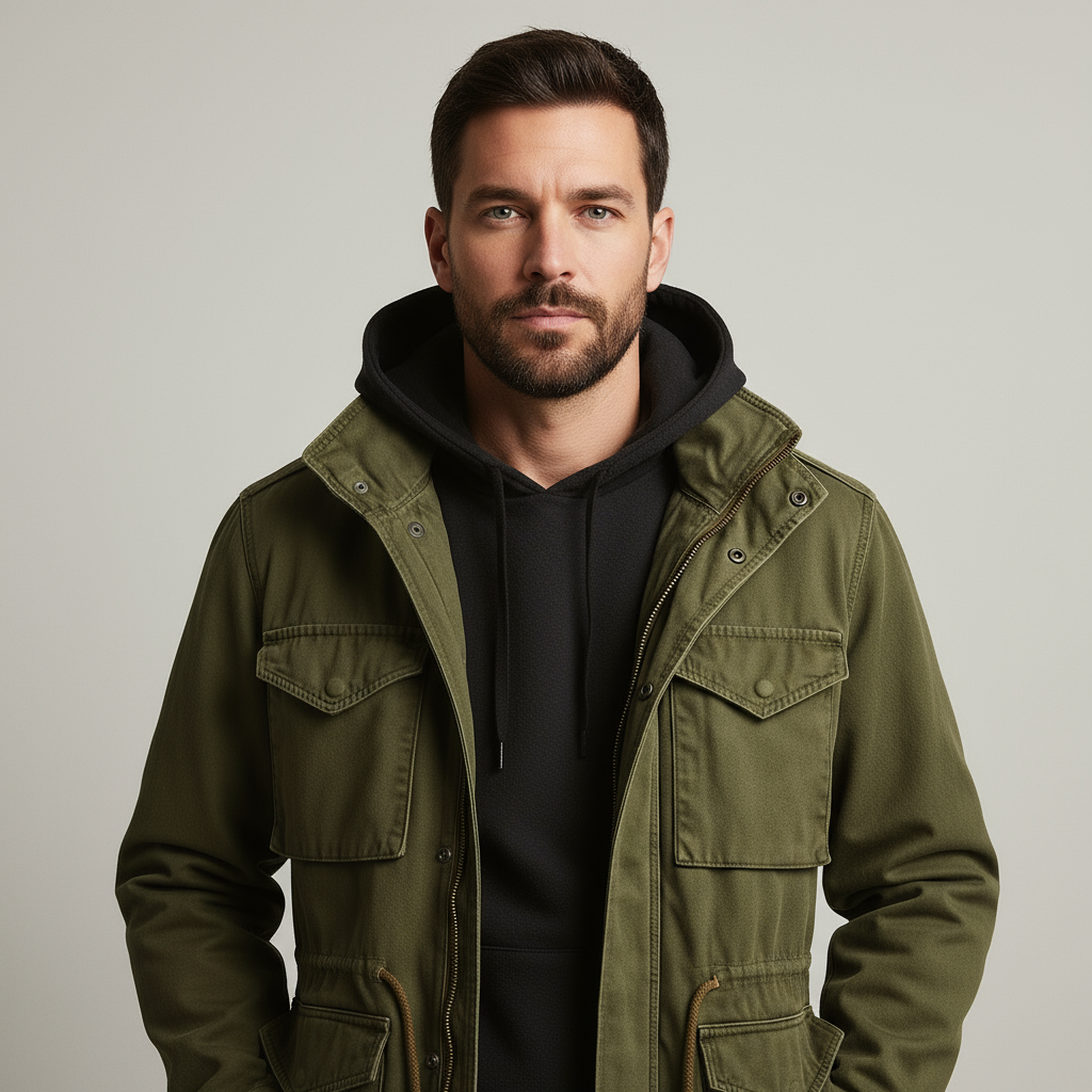 Classic military-style field jacket for men | Men’s - 1