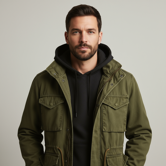 Classic military-style field jacket for men | Men’s - 1