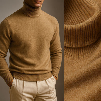 Classic Turtleneck Knit Sweater Cozy For Men | Rohan