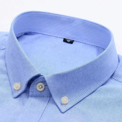 Classic relaxed plaid shirt for men -5