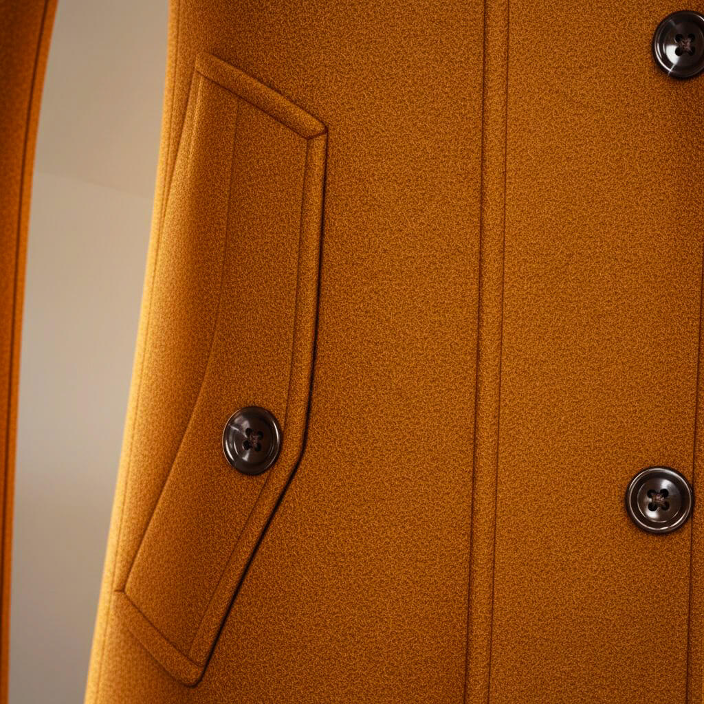 Elegant classic wool winter coat for men | Kensworth - 10