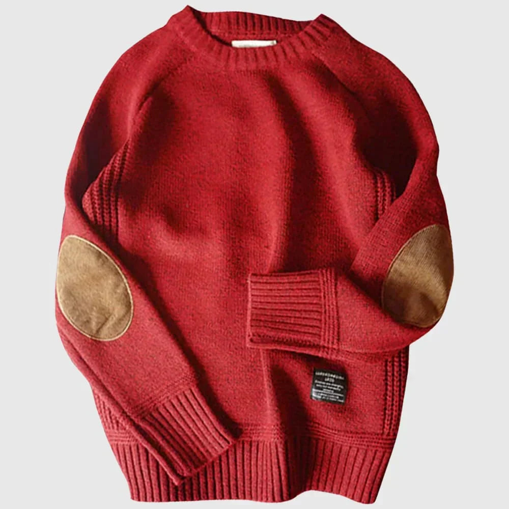 Alpine Inspired Knit Sweater Cozy For Men | Aldric