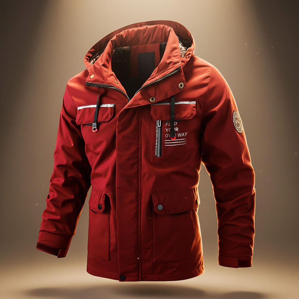 Warm hooded everyday jacket for men | Explorer - 5