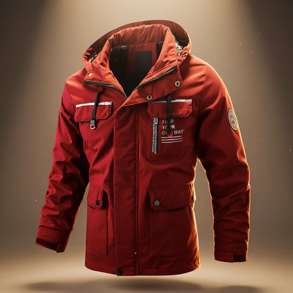 Warm hooded everyday jacket for men | Explorer - 5