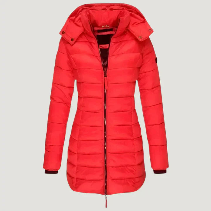 Classic warm everyday casual winter jacket for women | Noelle -7