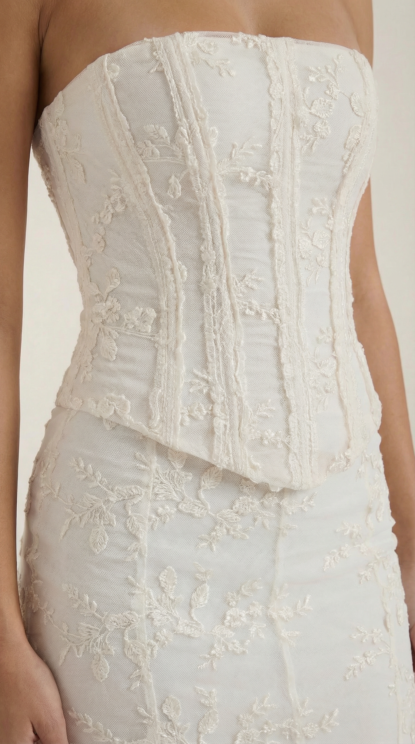 Romantic lace everyday maxi dress for women | Anastasia - 3