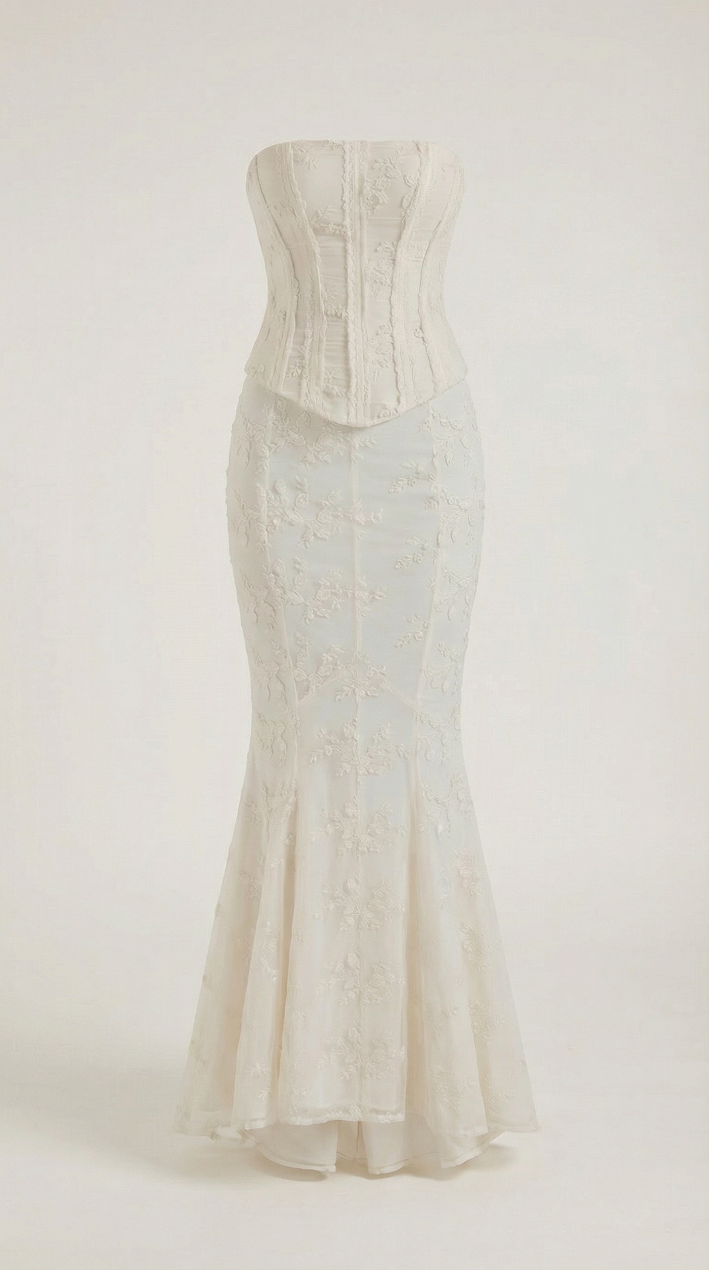 Romantic lace everyday maxi dress for women | Anastasia - 5